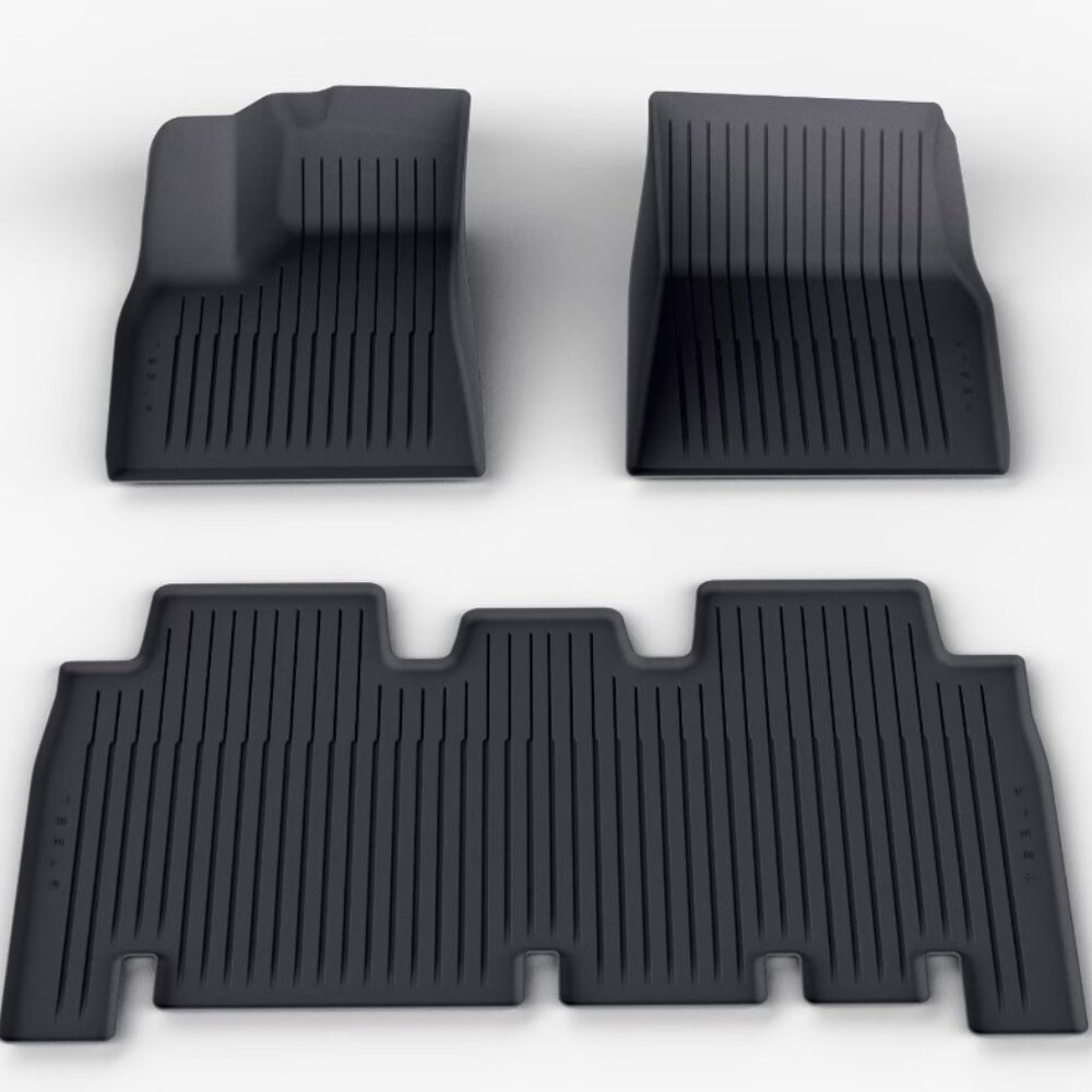 Tesla Model X 5 seater all weather floor mats